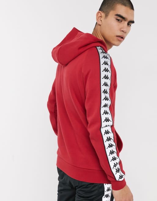 Kappa red store hoodie mens