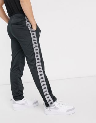 all black kappa pants