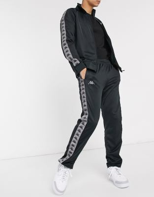kappa reflective track pants