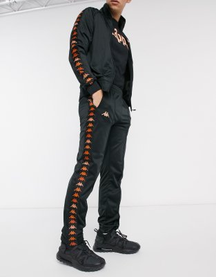 kappa tracksuit orange