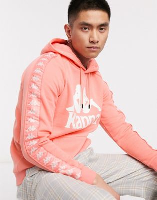 pink kappa hoodie mens