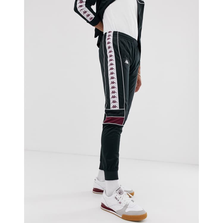 Kappa 222 Banda Mems Pantaloni sportivi slim neri