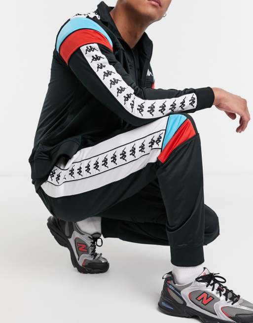 kappa black sweatpants