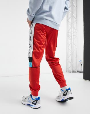 kappa red sweatpants