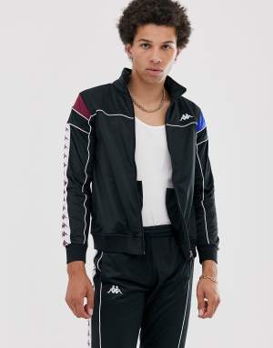 Kappa Banda Merez Slim Track Jacket Black in Guatemala at GTQ 19138 Rating 5