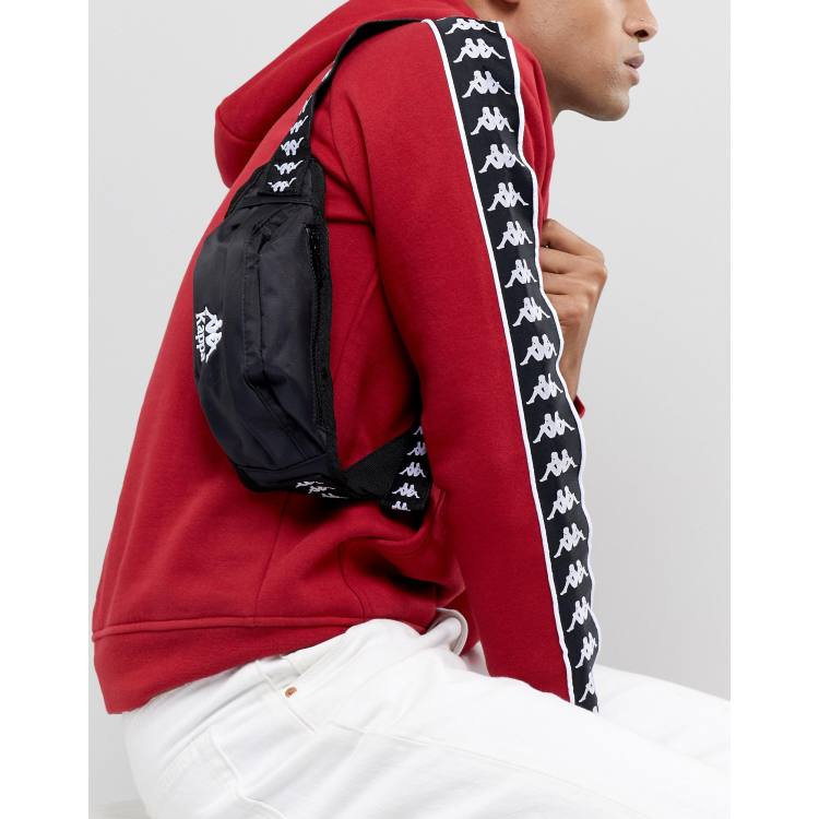 Black kappa fanny pack new arrivals