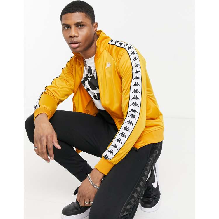 Kappa track jacket on sale yellow