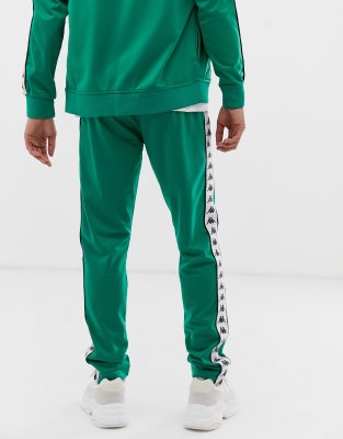 green kappa sweatpants