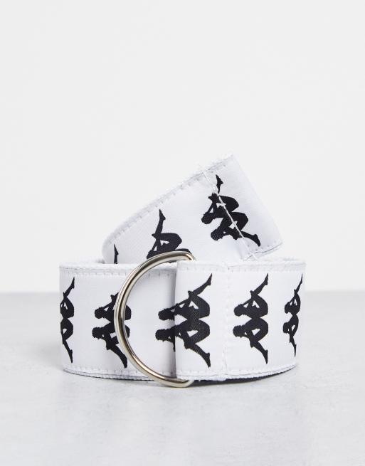 Kappa belt with logo in white |