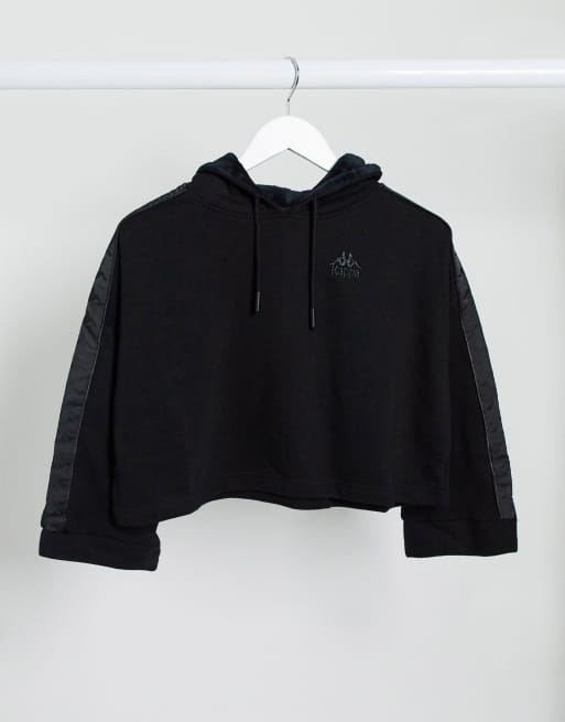 Kappa best sale cropped hoodie