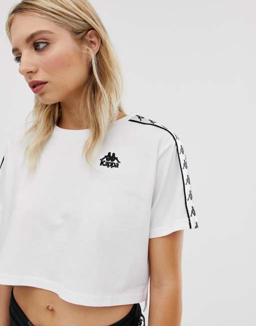 Kappa cropped sale shirt