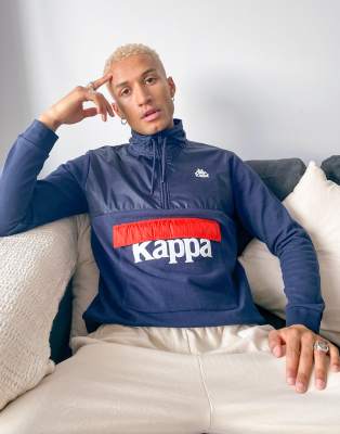 kappa half zip sweatshirt