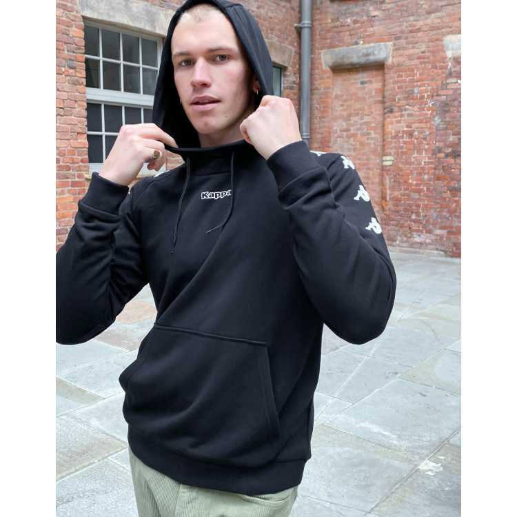 Mens black hotsell kappa hoodie