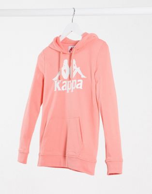 Kræft frimærke ovn Kappa Logo Hoodie-pink | ModeSens