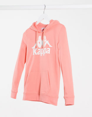 Kræft frimærke ovn Kappa Logo Hoodie-pink | ModeSens