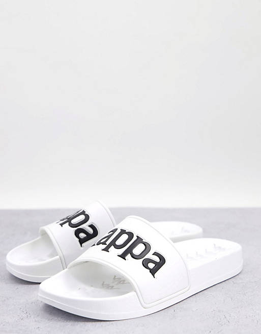 Kappa logo slider in white