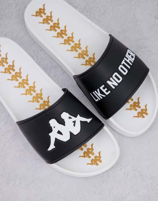 Kappa best sale slides white