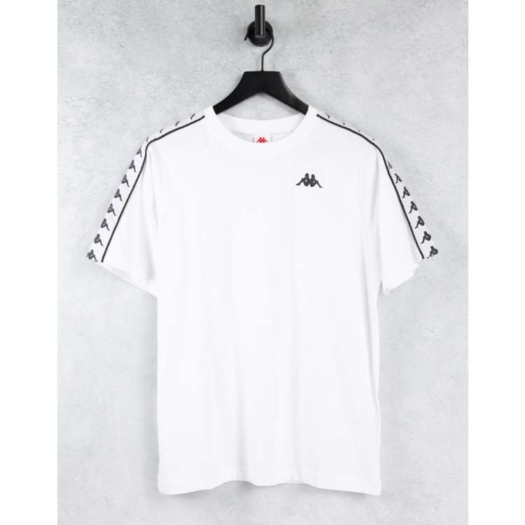 White kappa cheap t shirt