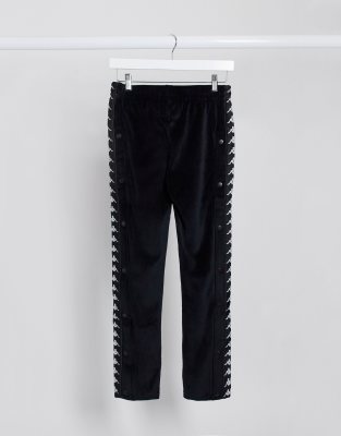 kappa black trousers