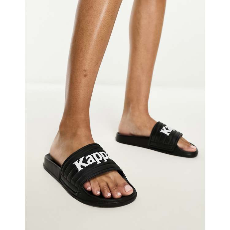 Kappa best sale black slides