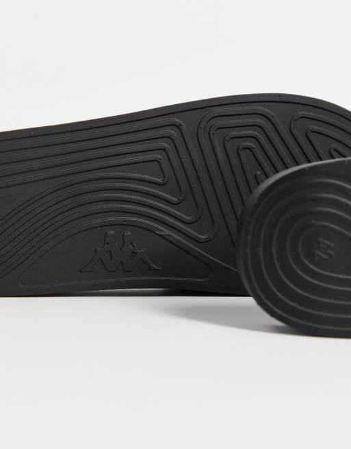 Kappa slides black hot sale