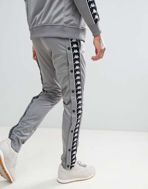 sweatpants Gray Side ASOS Kappa | Taping With In