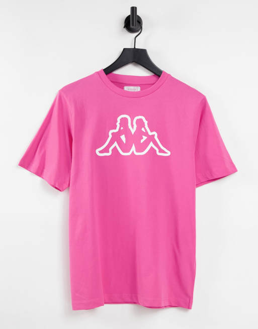 Kappa t 2025 shirt pink