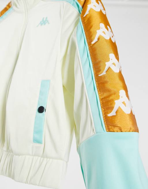 White and best sale gold kappa jacket