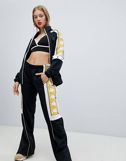 Kappa Tracksuit With Popper And Banda Logo Two-Piece ASOS