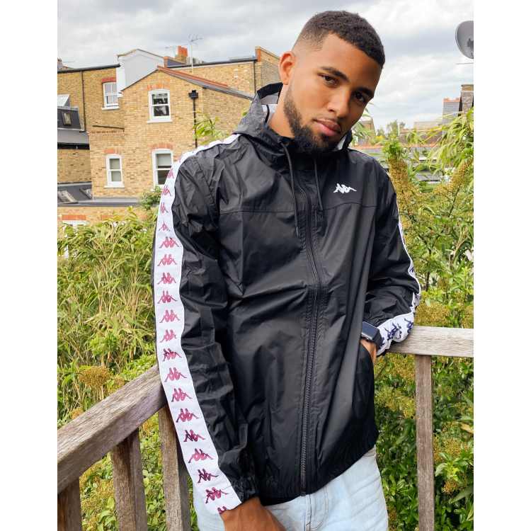 Kappa banda dawson deals jacket black