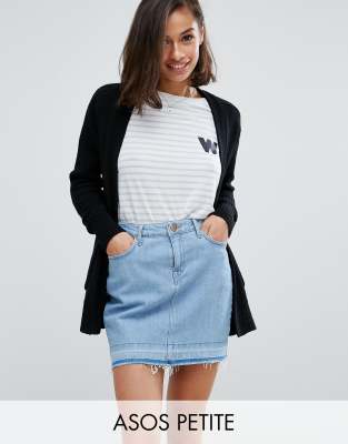 фото Кардиган крупной вязки asos petite-черный