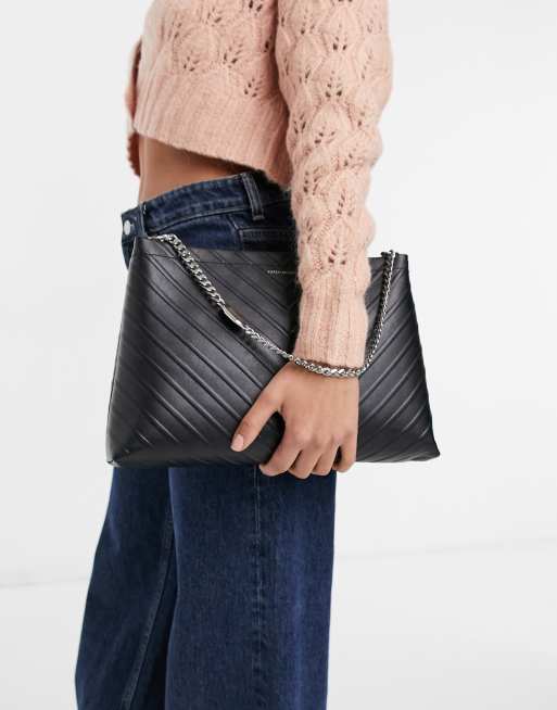 Karen millen quilted online shoulder bag