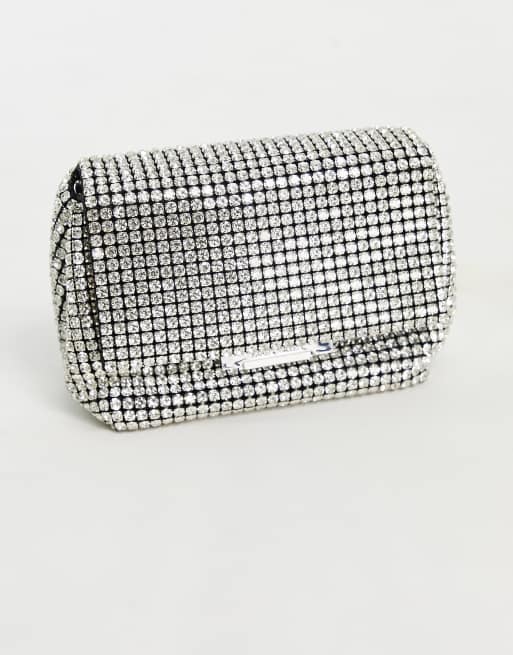 Karen millen silver bag new arrivals