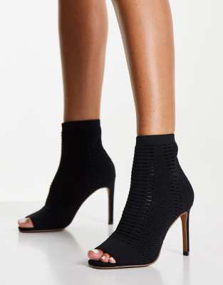 Karen millen black outlet ankle boots