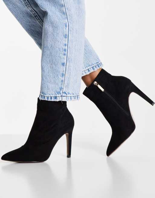 Karen millen black ankle on sale boots