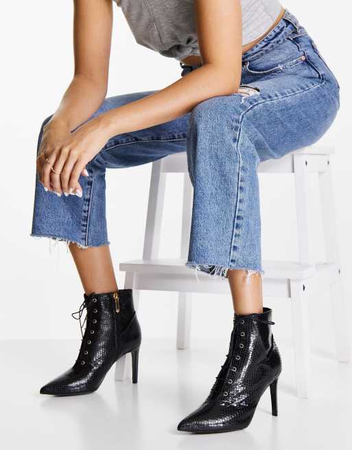 Karen Millen - Ella - Stivaletti neri con tacco alto