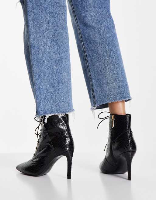 Karen Millen - Ella - Stivaletti neri con tacco alto, 4 di 4