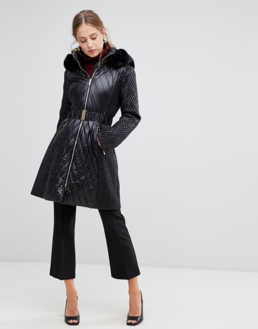 Karen millen lightweight sale padded coat