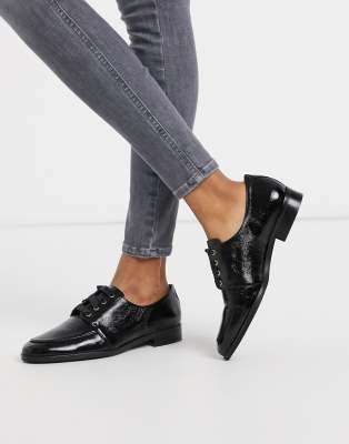 asos patent leather shoes