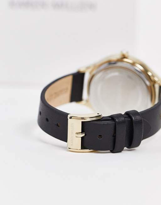 Karen Millen - Orologio con cinturino in pelle, 2 di 4