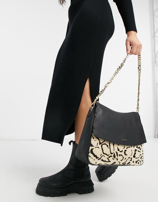 Karen millen black on sale regent chain bag