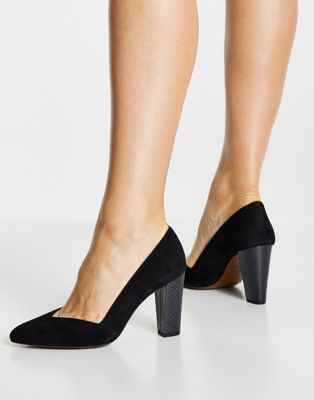 Karen Millen sappho heeled shoes in black