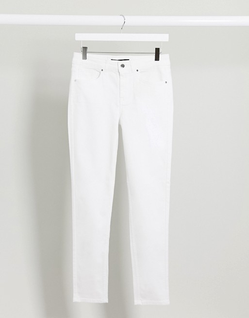 Karen Millen skinny jeans in white
