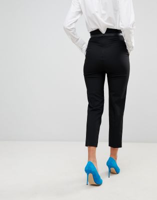 karen millen high waisted trousers