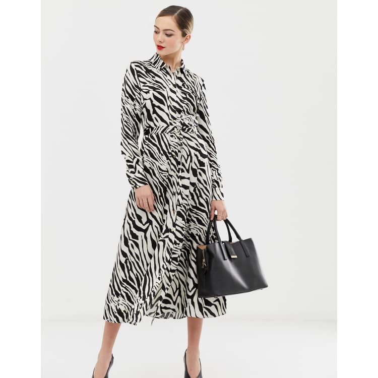 Karen millen hot sale zebra shoes