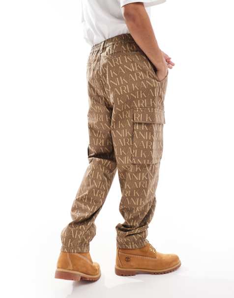Karl Kani cargo pants in light beige (part of a set) - view 1
