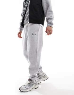 Karl Kani co-ord essentials relaxed fit cuffed joggers in ash grey