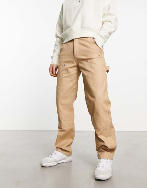 Karl Kani co ord signature carpenter jeans in beige ASOS