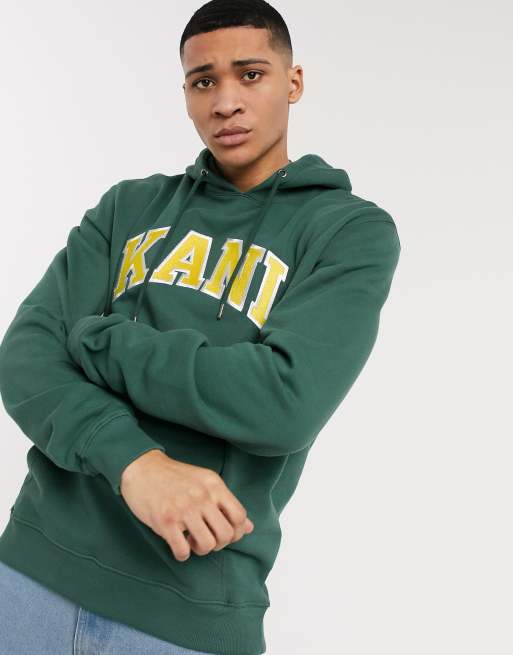 Karl Kani College hoodie in green