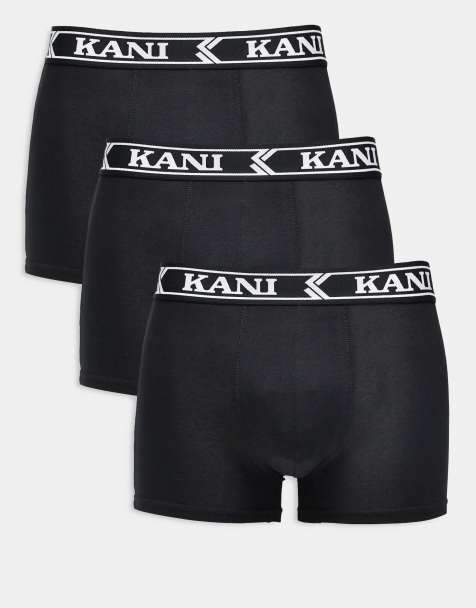Karl Kani - Confezione da 3 boxer neri con fettuccia rétro - view 1